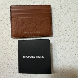 Michael Kors Rich Brown Card Holder